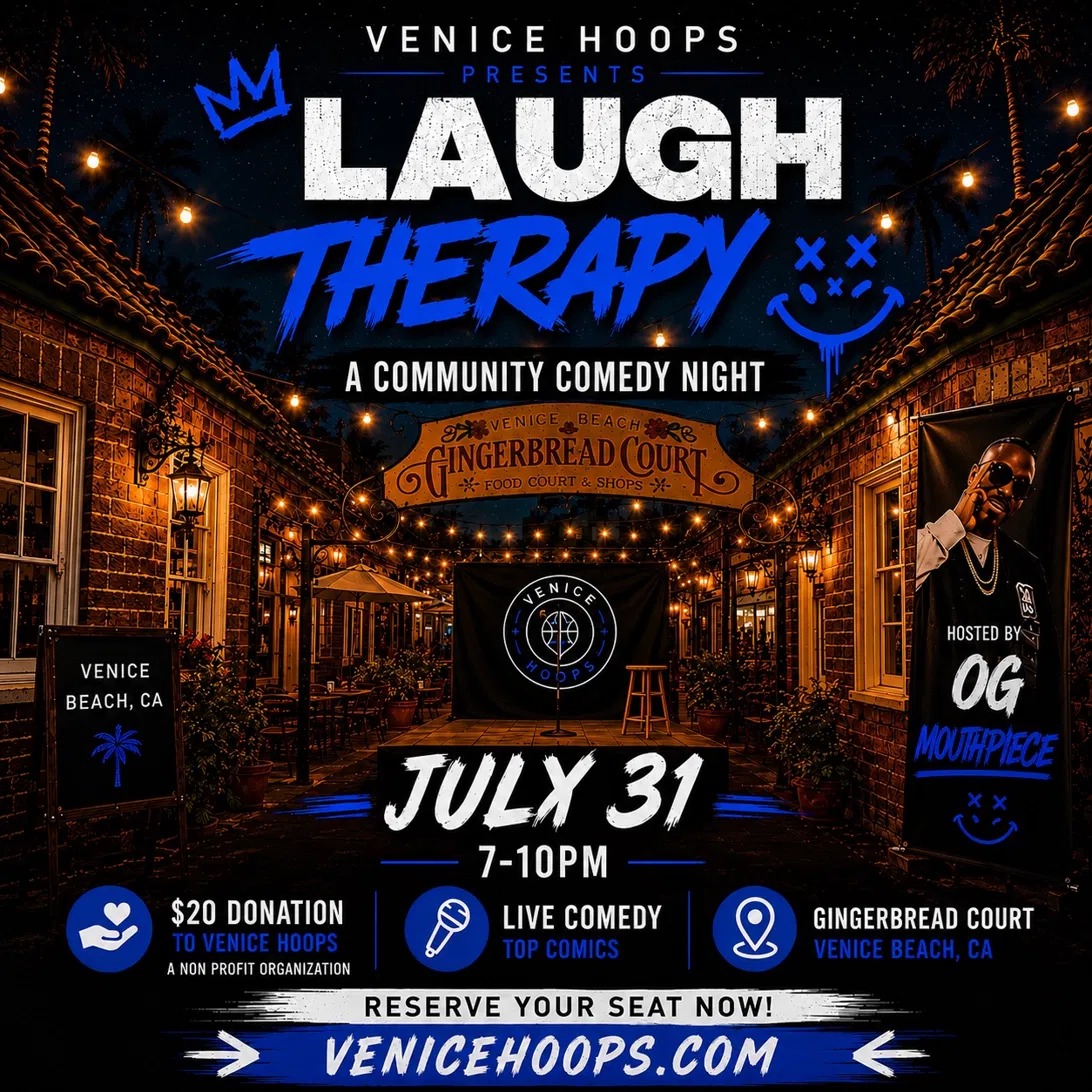 Laugh Therapy — A Venice Hoops Comedy Night · July 31